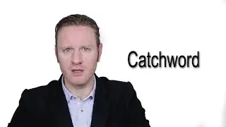 Catchword - Meaning | Pronunciation || Word Wor(l)d - Audio Video Dictionary