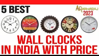✅ Top 5 Best Wall Clocks in India With Price 2023 | Best Wall Clock Under 500