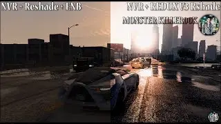 GTA 5 NVR + RESHADE + ENB VS NVR + REDUX ULTRA V3 RESHADE &brvbar;Side By Side Graphics Comparison 2017&brvbar; #2