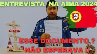 ENTREVISTA NA AIMA 🇵🇹|2024|PERGUNTAS QUE FIZERAM, DOCUMENTOS E DICAS