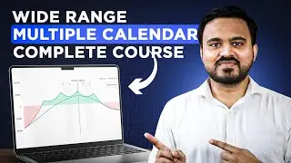 WIDE RANGE MULTIPLE CALENDAR || COMPLETE COURSE || TRADING PLUS