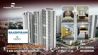 2BHK BEST INTERIORS  | CHENNAI | Baashyam Crown residencies ,Koyambedu 🤩📍✨