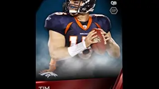 Madden 17 Tim Tebow Franchise Mode ep 8 vs Bengals Tim Tebow Player Lock