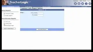 CBE TeacherLogic - Seating Plan Part 2 - Print Report.avi