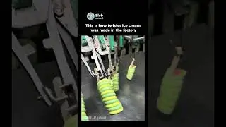 how twister ice cream was made in factory 🤯#shorts