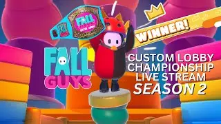 FALL GUYS | CUSTOM LOBBIES | SEASON 2 | CHAMPIONSHIP LIVE STREAM (PS4) #fallguys
