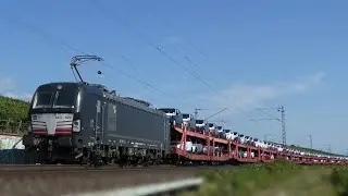 G&uuml;terz&uuml;ge in Hattenheim: MRCE Vectron, DB 152, 482 und mehr!
