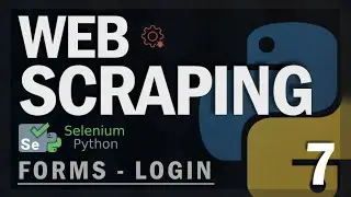 Iniciar sesión (Login) para extraer datos con Selenium | Web Scraping PARTE 7