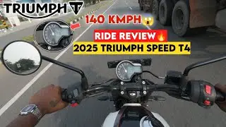 2025 New Triumph Speed T4 Model Ride Review In Tamil🔥 Detailed Explanation 🥳|Comfort,Speed, Price