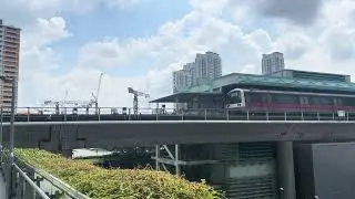 2024 smrt c151 KHI KNS set 031-032 departing Buona Vista 