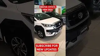 TOYOTA INNOVA CRYSTA 2025 #toyota #innova #toyotacars #tata #automobile #newcar #car