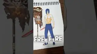 Drawing free fire || hip hop bundle drawing || free fire bundle drawing #drawing #art
