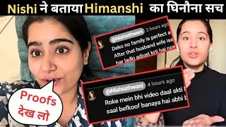 Nishi Athwani Shocking 😱statement about Himanshi।Glam girl himanshi and rishi controversy