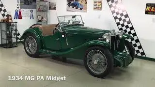 1934 supercharged MG PA Midget sports car restored by Peter Davis