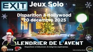 Calendrier de l'Avent Exit - 20 décembre 2025 | Iello | jeu de société | /!\ Spoils
