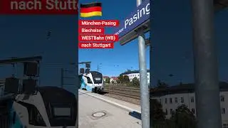 🇩🇪 #DB: Blechelse WESTBahn (WB) Deutsch und Englisch &minus; M&uuml;nchen-Pasing