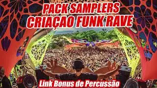 PACK SAMPLERS PARA CRIA&Ccedil;&Atilde;O DE FUNK RAVE - SYNTH LOOPS ( BONUS  LINK PERCUSS&Atilde;O)