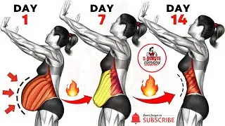 Best Standing Exercises to Loss Stubborn Belly Fat 🔥 Burn Calories to Slimmer Your Waist in 1 week