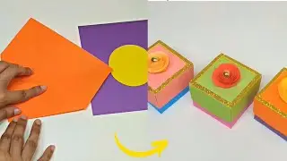 Origami Gift Box -  Decor on the indoor tabletop - Creative with simple and cheap materials