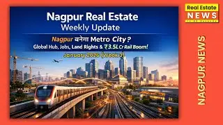 Nagpur Real Estate Weekly Update बनेगा Metro City! Global Hub,Jobs,Land Rights & ₹3.5L Cr Rail Boom!