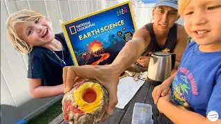 Unboxing a VOLCANO Science Kit 🎉 🌋 🧪 Happy Birthday Sterling!