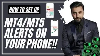 How To Set Up Alert on Mobile Phone MT4 & MT5 Broker | How to Set Up MT4/MT5 Alerts on Your PHONE!!