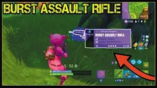 Fortnite: BURST ASSAULT RIFLE GAMEPLAY! *NEW* BURST GUN UPDATE GAMEPLAY