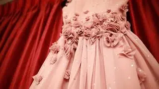 Peach Bridal Gown: Wedding Dress by Purushu Arie