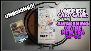 [UNBOXING] One Piece Card Game: Awakening of the New Era Booster Box OP-05