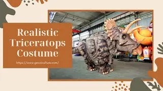 Realistic Triceratops Costume for Event