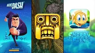 Agent Dash Vs Temple Run Vs Run Fish Run - Endless Run Game