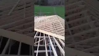 Round or dome roof carcaseing .Declan Haughian & sons Roofing