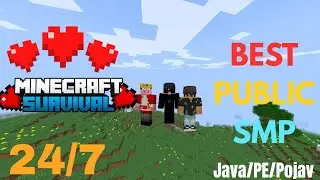 🔥New Best Public Survival SMP | Java + Pe | 24/7 Online Cracked SMP | Free To Join | Akela Haddi |