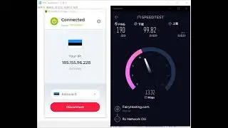 【RusVPN】Review Estonia Speed Test ☑️️️️