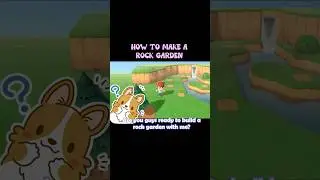 Лучший метод создания сада камней, который действительно работает #acnhtips #animalcrossingnewhor...