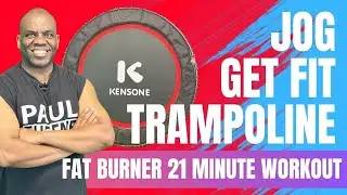 Get Fit! Fun Jog on the Mini Trampoline.