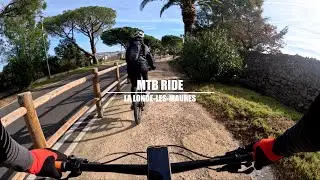 Mountain bike ride to La Londe-les-Maures
