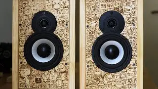 Finish my speaker with pyrography