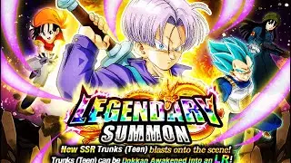 800 STONES MULTI SUMMONS FOR LR TRUNKS! | Dragon Ball Z Dokkan Battle