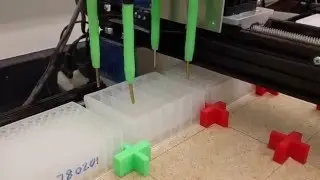 Pipetting Robot Well Positioning Test