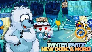 WINTER PARTY IS HERE! ❄️ SNOW MAZE, FREE ITEMS & NEW CODE | CLUB PENGUIN ZERO