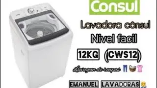 Lavadora cônsul 12kg cws12 nivel facil com agitador da lf10 cama e banho 🛁 🛌