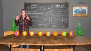 Sorting Algorithms - Chapter 4 - Gnome Sort 3D Animation