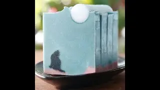 Handmade Soap White Moonlight Black Cat