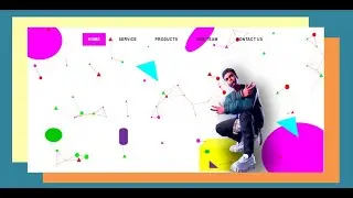 How to add particle js effect background on website in Hindi | use javascript particle animation