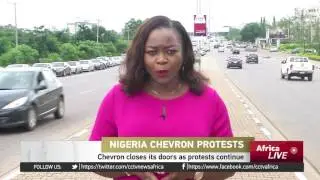 Chevron closes its doors in Nigeria as protests continue