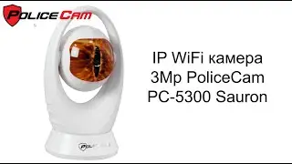 Всевидящее Око Саурона Беспроводная 3Мп WIFI Камера Наблюдения с Микрофоном Policecam PC-5300 Sauron