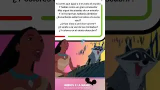 Colores en el VIENTO   Pocahontas  ( Colors of the Wind)  Disney