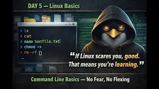 Linux Basics for Beginners  | Ethical Hacking Day 5 || Linux looks scary. It&rsquo;s not.