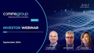 Comms Group (ASX:CCG)  |  Investor Webinar  |   18 September 2024